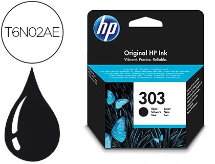 Hp Cartucho Tinta 303 Negro Original para Envy Photo 6230 / 7130 / 7830 (200 Páginas) Hp Cartucho Tinta 303 Negro Original para Envy Photo 6230 / 7130 / 7830 (200 Páginas)