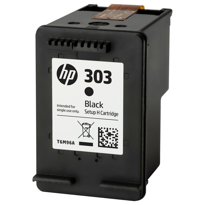 HP Cartucho de Tinta Original 303 Negro T6N02AE Rendimiento Estándar HP Cartucho de Tinta Original 303 Negro T6N02AE Rendimiento Estándar