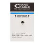 Nanocable Bobina de Cable de Red Cat.5e UTP Rígido AWG24 Exterior 305m Negro