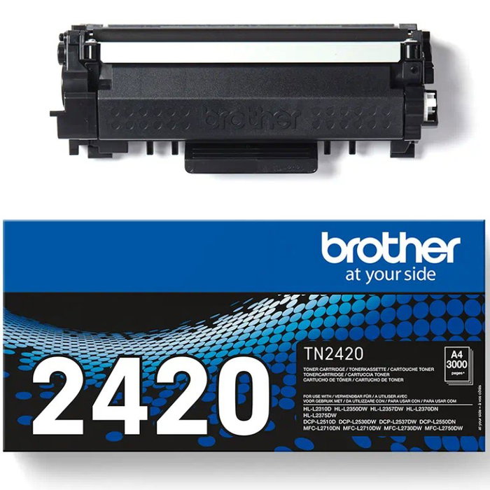 Brother TN-2420 Tóner Negro de Alta Capacidad