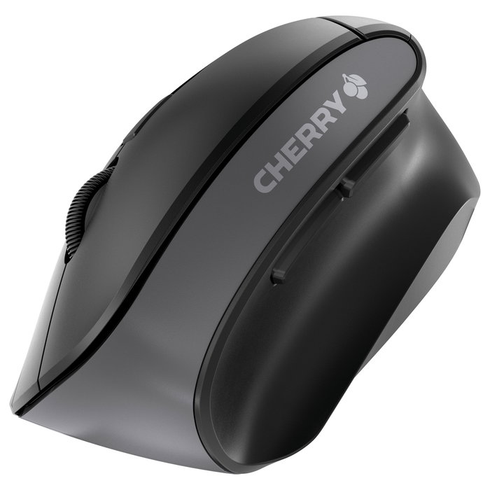 Cherry MW 4500 Ratón Ergonómico Inalámbrico Negro