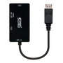 Nanocable Conversor Displayport a VGA/DVI/HDMI 3 en 1, 4K, Negro