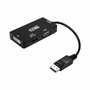 Nanocable Conversor Displayport a VGA/DVI/HDMI 3 en 1, 4K, Negro