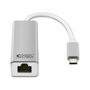 Nanocable Conversor USB-C a Ethernet Gigabit 10/100/1000 Mbps Plata 15cm