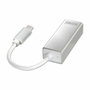 Nanocable Conversor USB-C a Ethernet Gigabit 10/100/1000 Mbps Plata 15cm