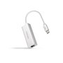 Nanocable Conversor USB-C a Ethernet Gigabit 10/100/1000 Mbps Plata 15cm