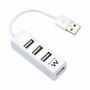 EWENT Mini-Hub EW1122 de 4 Puertos USB 2.0 Blanco