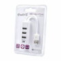 EWENT Mini-Hub EW1122 de 4 Puertos USB 2.0 Blanco