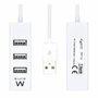 EWENT Mini-Hub EW1122 de 4 Puertos USB 2.0 Blanco