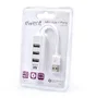 EWENT Mini Hub EW1122 de 4 puertos USB 2.0 Blanco
