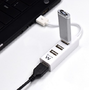 EWENT Mini-Hub EW1122 de 4 Puertos USB 2.0 Blanco