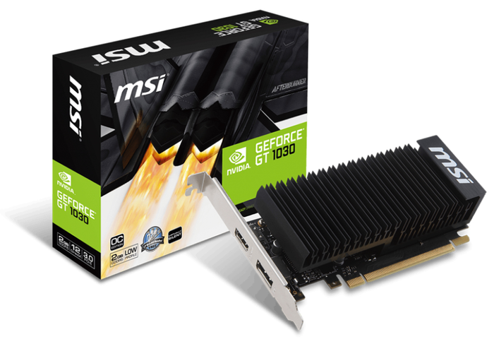 MSI Tarjeta Gráfica GeForce GT 1030 2GB GDDR5 NVIDIA