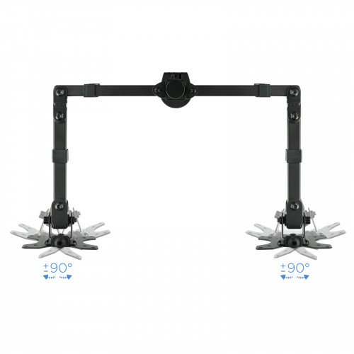 Tooq Soporte de Mesa para 2 Pantallas 13-32 pulgadas DB1232TN-B Negro