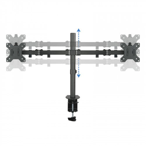 Tooq Soporte de Mesa para 2 Pantallas 13-32 pulgadas DB1232TN-B Negro