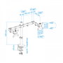 Tooq Soporte de Mesa para 2 Pantallas 13-32 pulgadas DB1232TN-B Negro