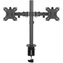 Tooq Soporte de Mesa para 2 Monitores DB1232TN-B, Giratorio, Inclinable, VESA 75x75/100x100, hasta 8kg por Brazo