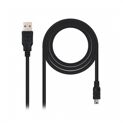 NANO CABLE Cable USB 2.0 Tipo A a Mini USB B, 1.8m, Negro NANO CABLE Cable USB 2.0 Tipo A a Mini USB B, 1.8m, Negro