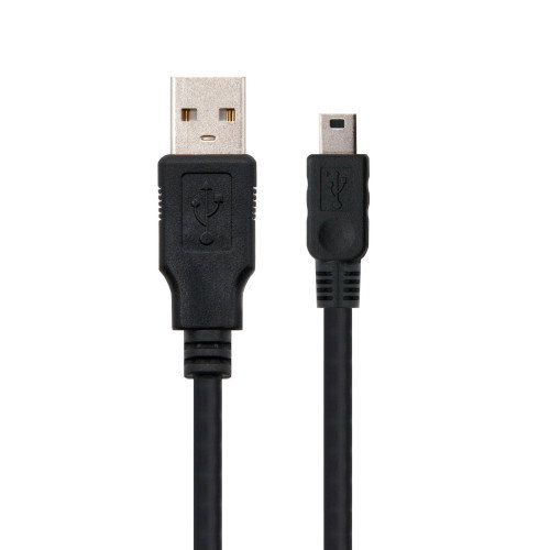 NANO CABLE Cable USB 2.0 Tipo A a Mini USB B, 1.8m, Negro NANO CABLE Cable USB 2.0 Tipo A a Mini USB B, 1.8m, Negro