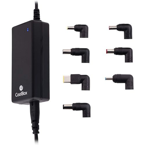 COOLBOX Cargador Automático 90W FALCOONB90U Universal Portátiles + USB 15V-24V 12 Puntas COOLBOX Cargador Automático 90W FALCOONB90U Universal Portátiles + USB 15V-24V 12 Puntas