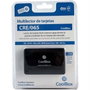 Coolbox Lector de Tarjetas Externo CRE-065 para DNIe y SIM con Hub USB 2.0 de 3 Puertos