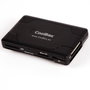 Coolbox Lector de Tarjetas Externo CRE-065 para DNIe y SIM con Hub USB 2.0 de 3 Puertos