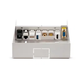 Nanocable Caja de conexiones multimedia de pared 10.35.0003 Blanco