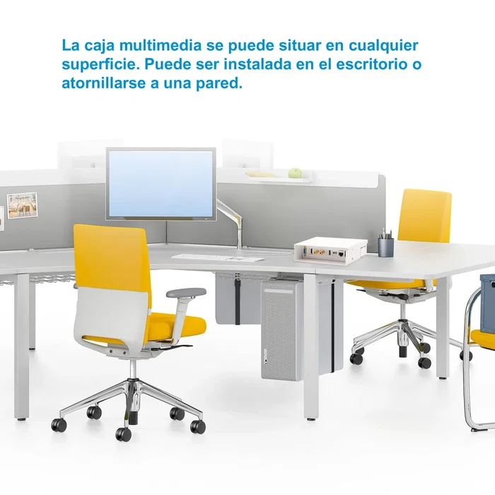 Nanocable Caja de conexiones multimedia de pared 10.35.0003 Blanco