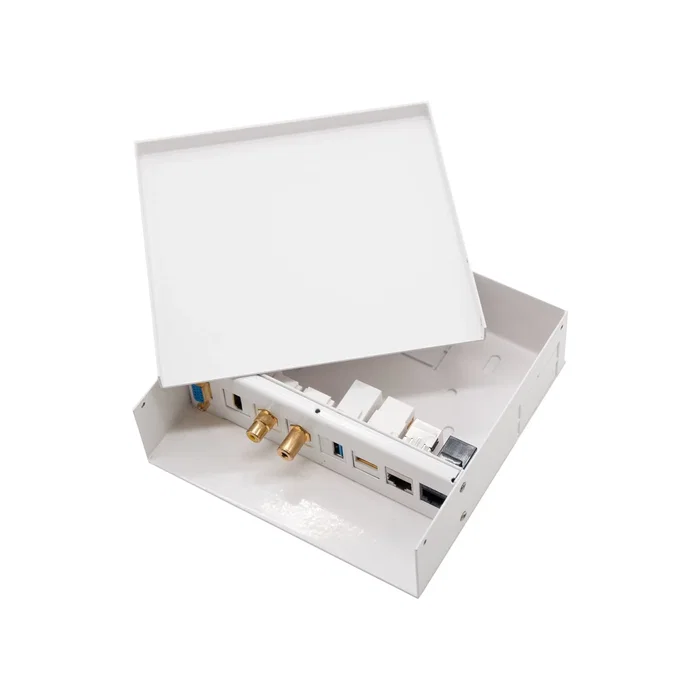 Nanocable Caja de conexiones multimedia de pared 10.35.0003 Blanco