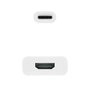 Nanocable Conversor USB-C a HDMI 4K, 15 cm, Blanco