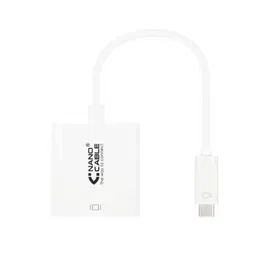 Nano Cable 10.16.4102 Conversor USB Tipo-C Macho a HDMI Hembra 4K 15cm Blanco