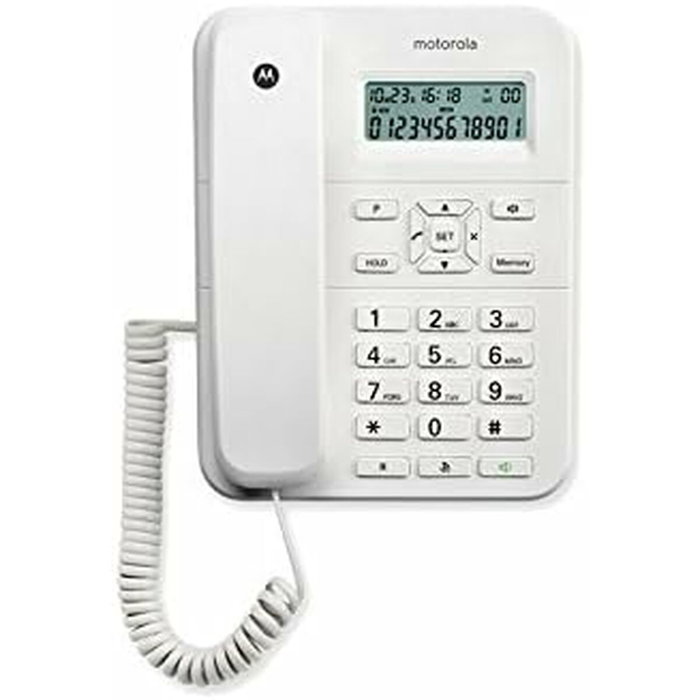 Motorola CT202 Teléfono analógico con cable Blanco Motorola CT202 Teléfono analógico con cable Blanco