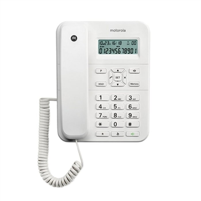 Motorola CT202 Teléfono analógico con cable Blanco Motorola CT202 Teléfono analógico con cable Blanco