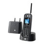Motorola O201 Teléfono Fijo Inalámbrico DECT Negro, Largo Alcance 1000m Exterior, Resistente al Agua IP67, con Contestador, Modelo E52000X60T1GEF03