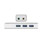 TARJETA DE SONIDO EXTERNA 5.1 APPROX APPUSB51HUB + HUB 3 PUERTOS USB 3.0 - USB - COMPATIBLE WIN/MAC/LINUX