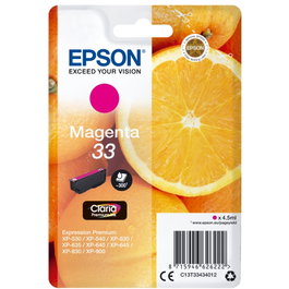 Epson Cartucho de Tinta Magenta Claria Premium 33 C13T33434012