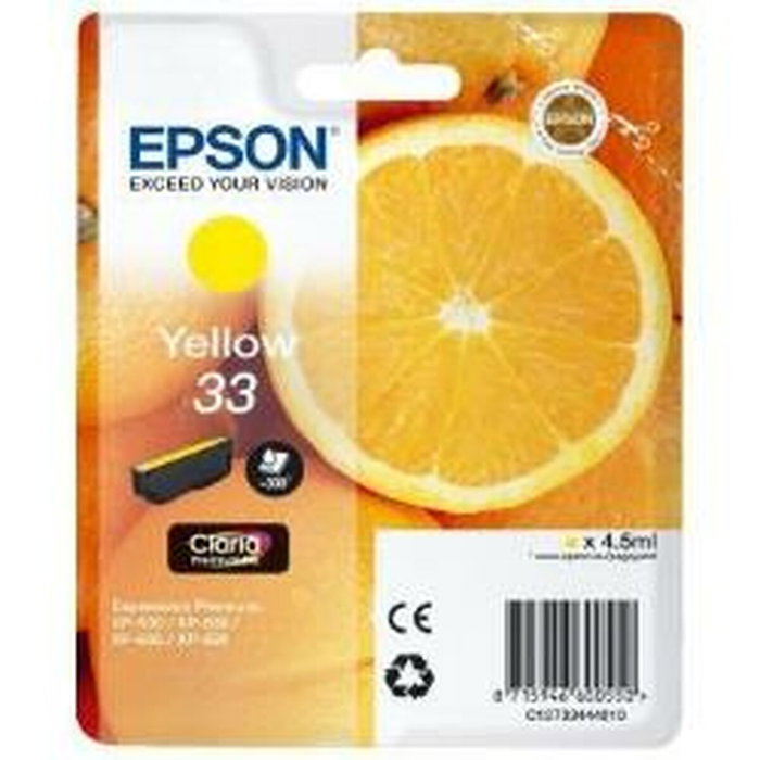 Epson Cartucho de Tinta Claria 33 Amarillo para Expression Home XP-530
