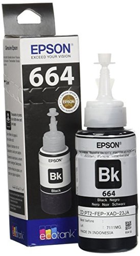 Epson Botella de Tinta 664 Negro 70ml Epson Botella de Tinta 664 Negro 70ml