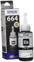 Epson Botella de Tinta 664 Negro 70ml