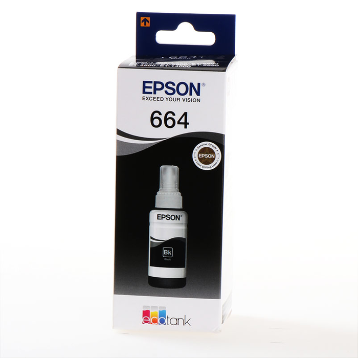 Epson Botella de Tinta 664 Negro 70ml Epson Botella de Tinta 664 Negro 70ml