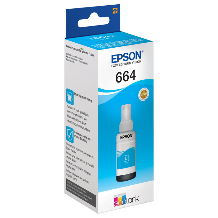 Epson Botella de Tinta Original Cian 70 ml T664240 Epson Botella de Tinta Original Cian 70 ml T664240
