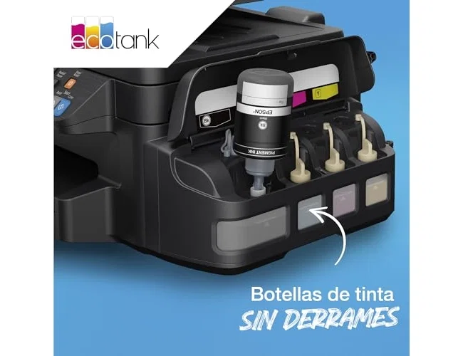 Epson T6642 Botella de Tinta Cian 70 ml para EcoTank Epson T6642 Botella de Tinta Cian 70 ml para EcoTank