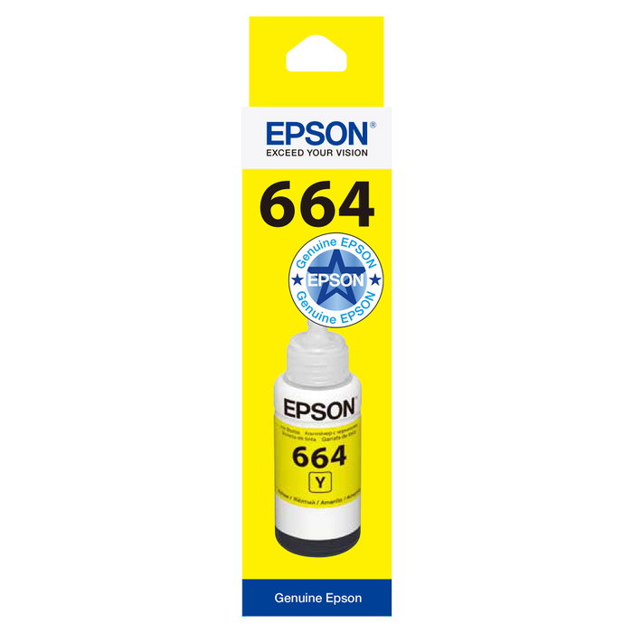 Epson T664440 EcoTank Botella de Tinta Amarilla 70ml