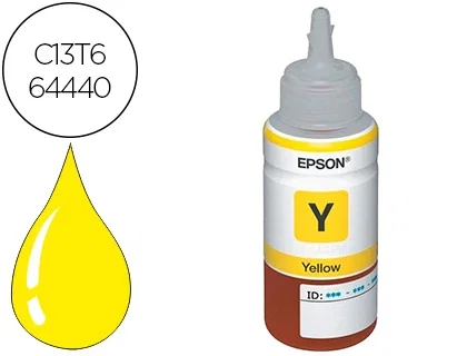 Epson T664440 EcoTank Botella de Tinta Amarilla 70ml
