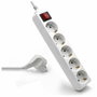 Ewent Regleta EW3916 de 5 tomas Schuko 16A Blanco