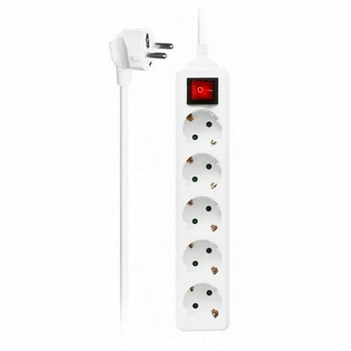 Ewent Regleta EW3916 de 5 tomas Schuko 16A Blanco