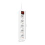 Ewent Regleta EW3916 de 5 tomas Schuko 16A Blanco