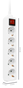 Ewent Regleta EW3916 de 5 tomas Schuko 16A Blanco