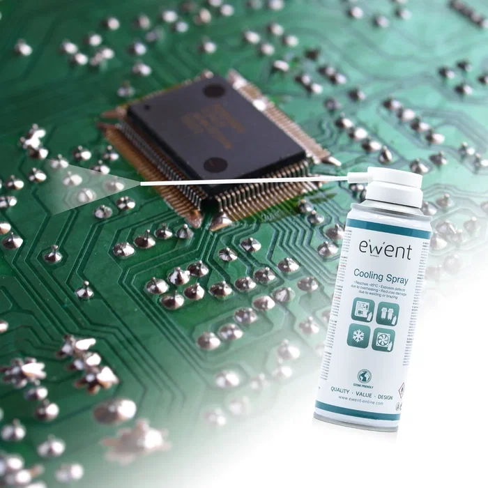 Ewent EW5616 Spray de Congelación / Refrigeración 200 ml Efecto Instantáneo, Temperatura -45°C, 1 Pieza