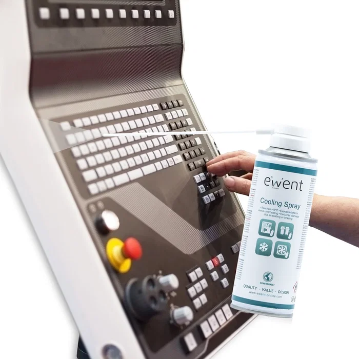 Ewent EW5616 Spray de Congelación / Refrigeración 200 ml Efecto Instantáneo, Temperatura -45°C, 1 Pieza