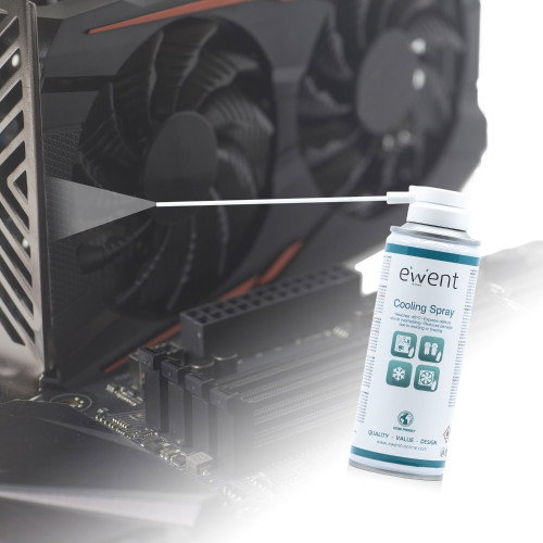 Ewent EW5616 Cooling Spray Pulverizador de Refrigeración Efecto Instantáneo Ewent EW5616 Cooling Spray Pulverizador de Refrigeración Efecto Instantáneo